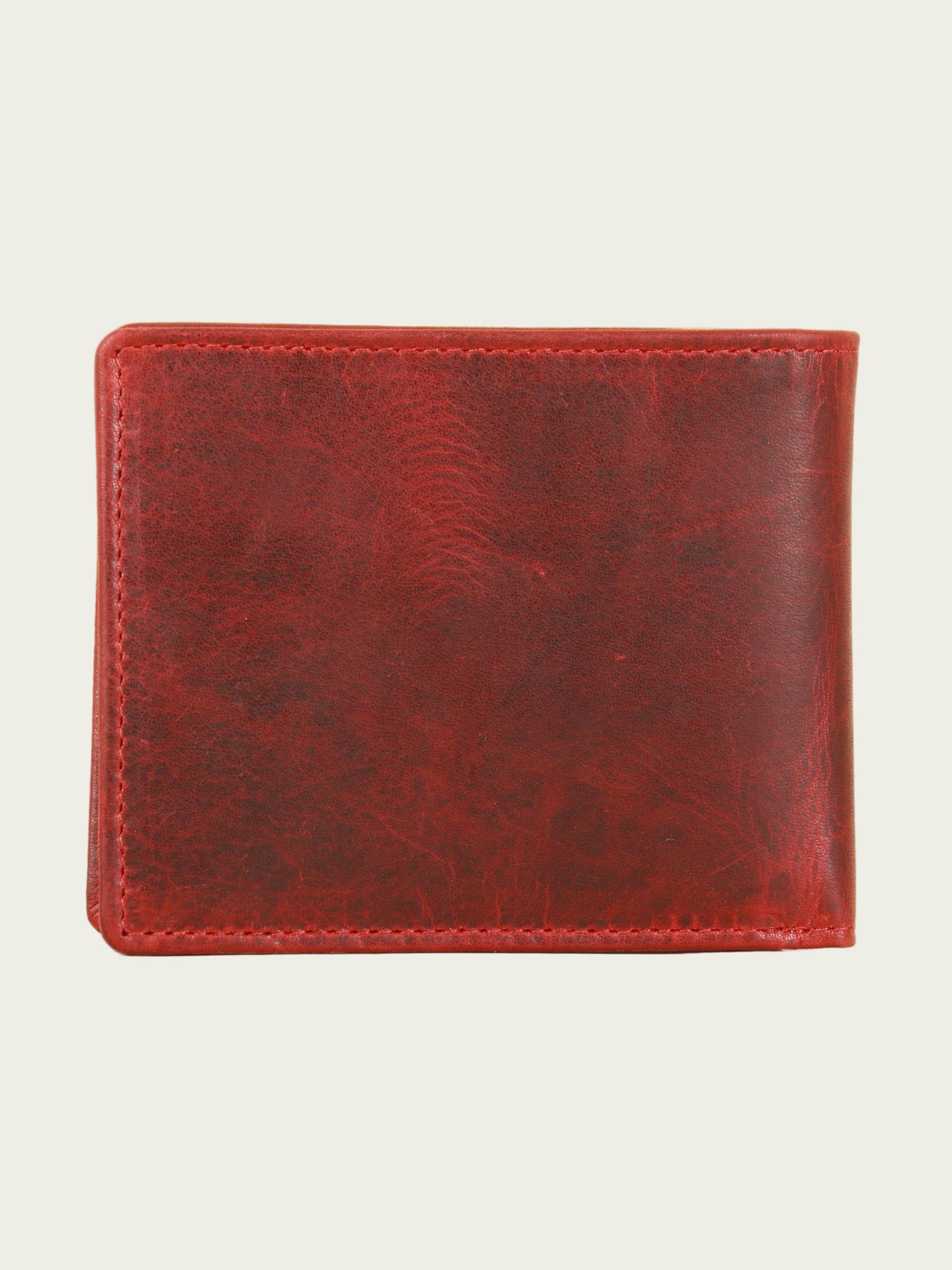 Oil pullup leather men's wallet