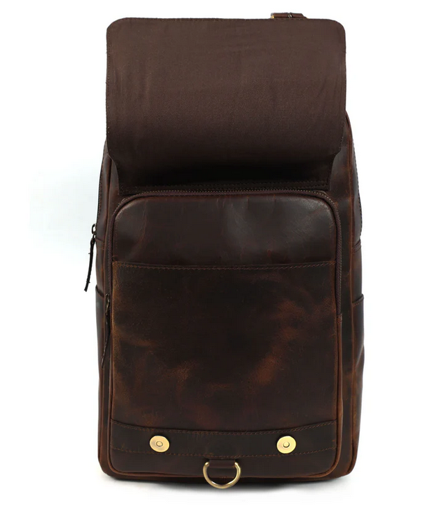 Vintage Leather Backpack