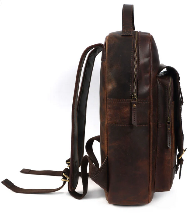 Vintage Leather Backpack