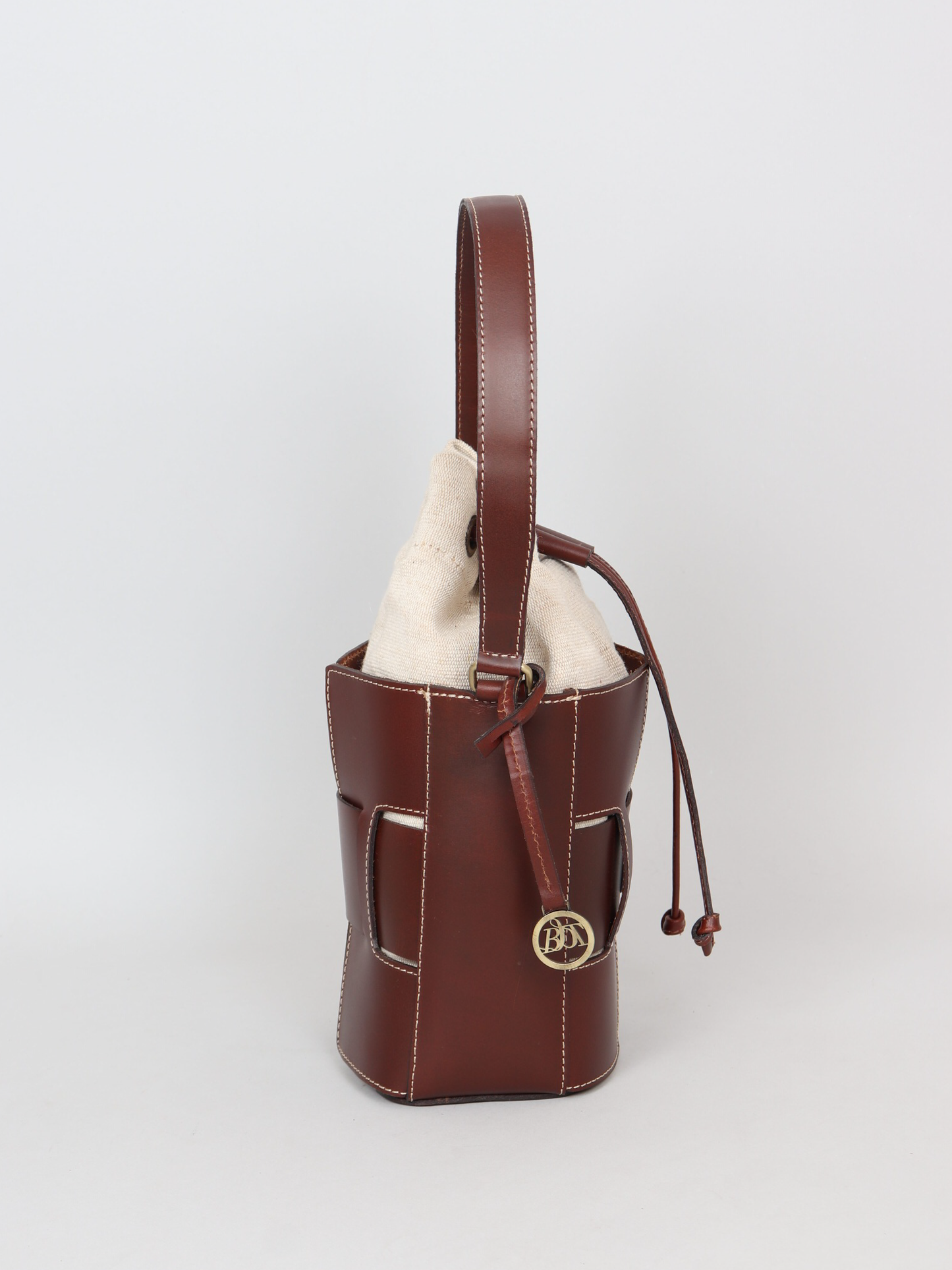 Leather Bucket Bag 