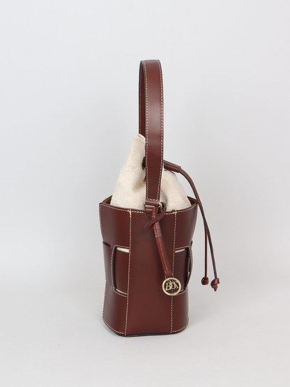 Leather Bucket Bag 
