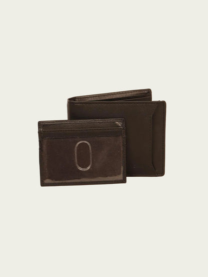 Leather bifold wallet