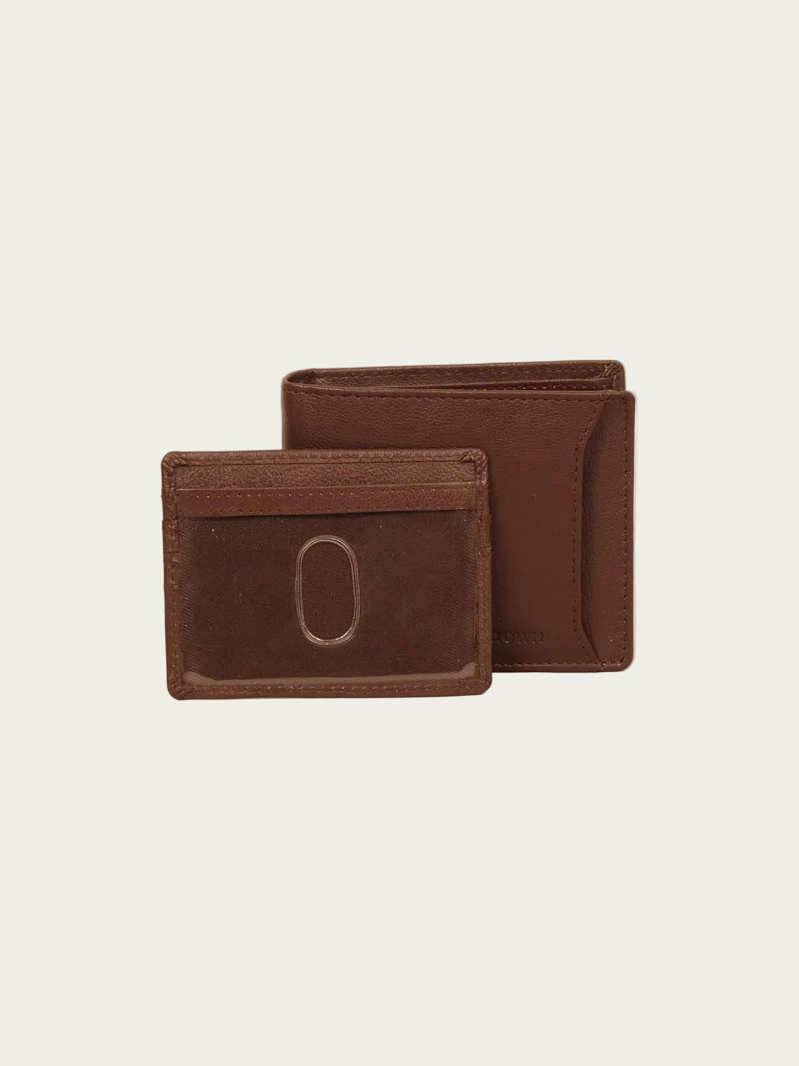 Leather bifold wallet
