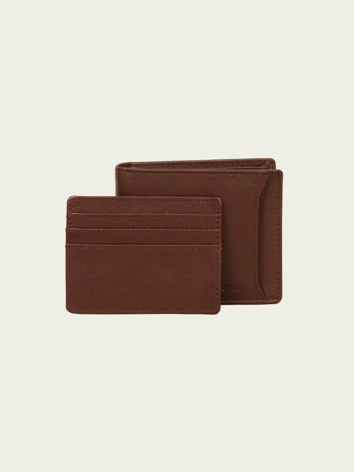 Leather bifold wallet
