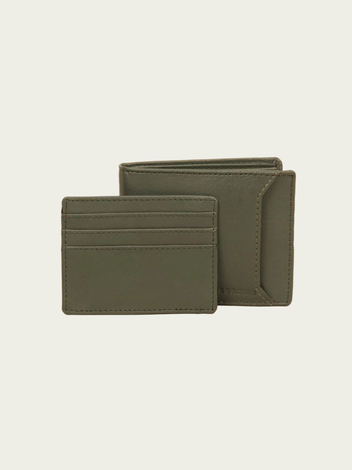 Leather bifold wallet
