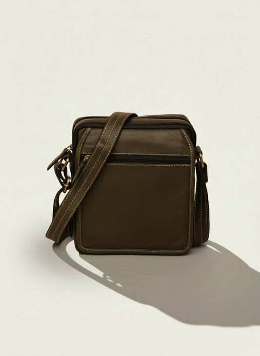 LEATHER CROSSBODY BAG