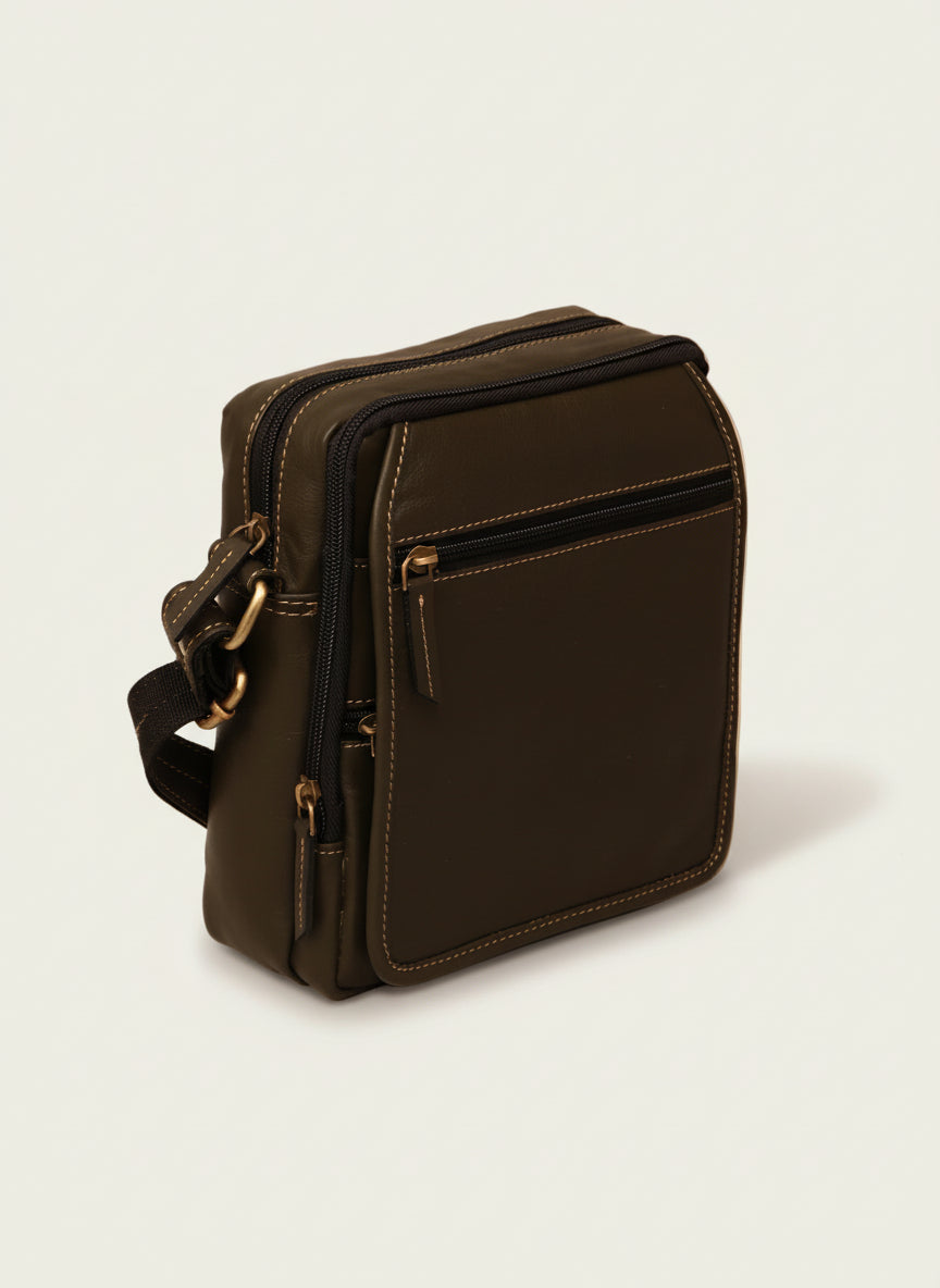 LEATHER CROSSBODY BAG