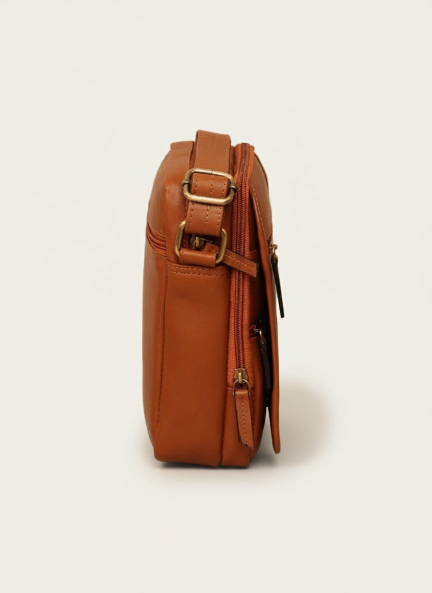 LEATHER CROSSBODY BAG