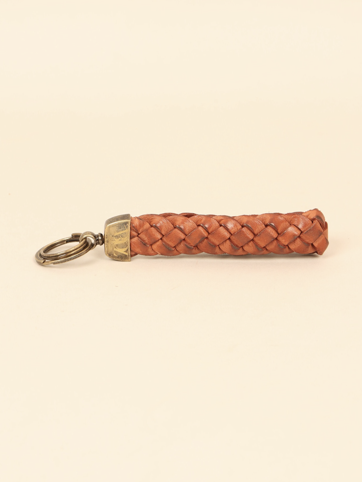 Handwoven Leather Keychain