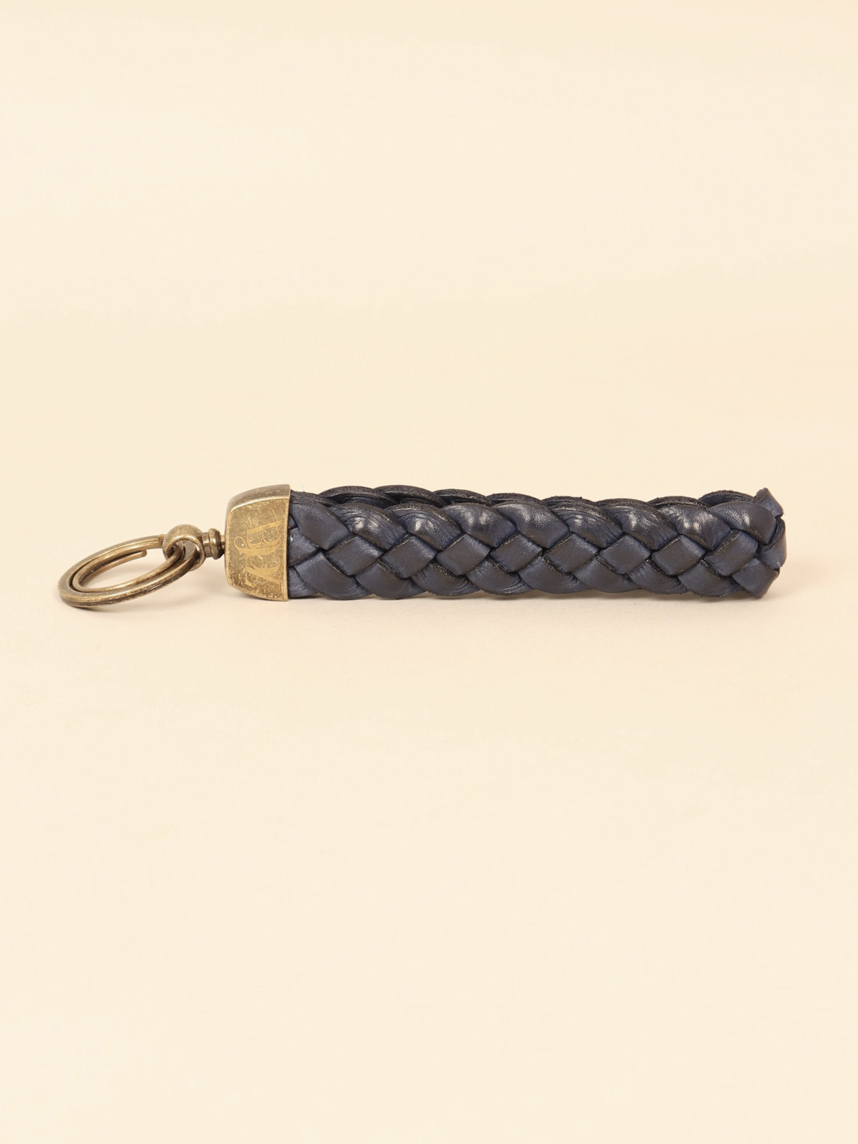 Handwoven Leather Keychain
