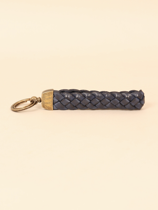 Handwoven Leather Keychain