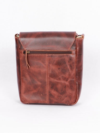 vintage leather sling bag