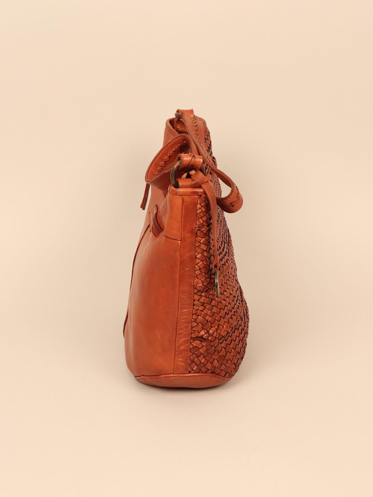 Women's leather sling bag
