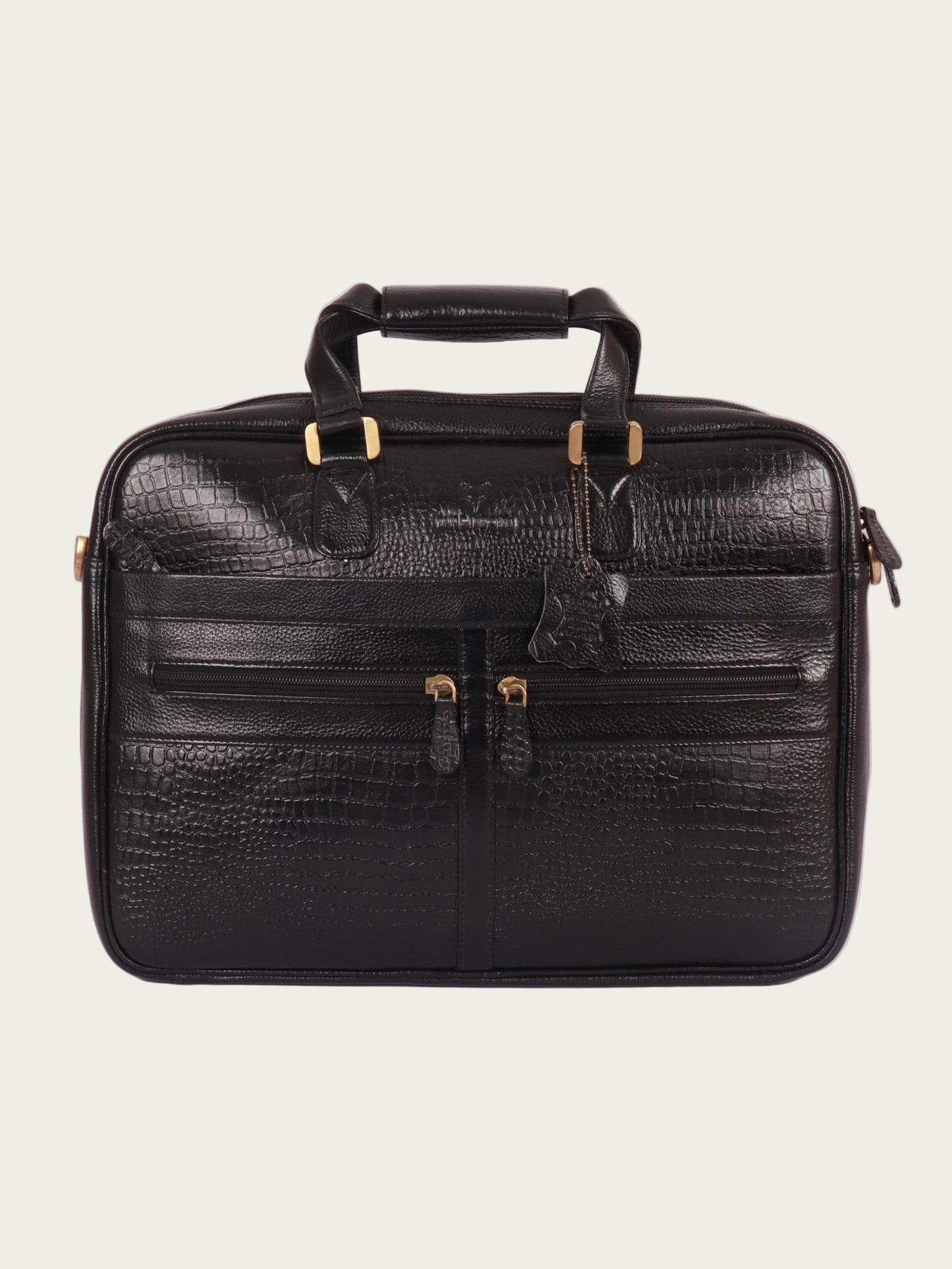 slim leather laptop bag