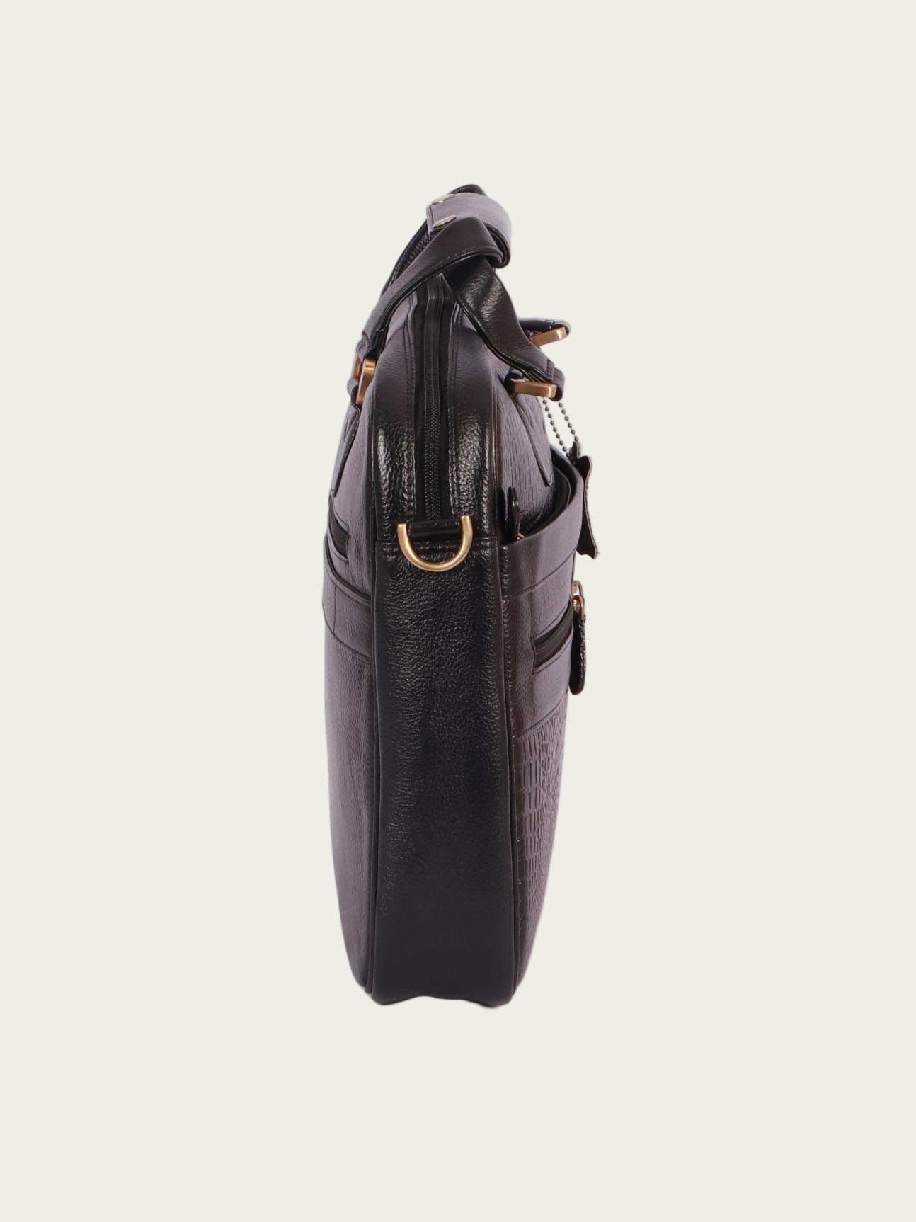 slim leather laptop bag