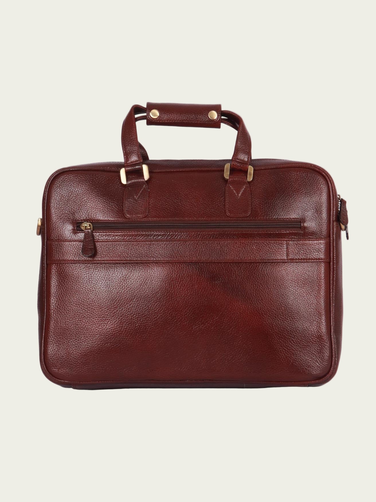 slim leather laptop bag