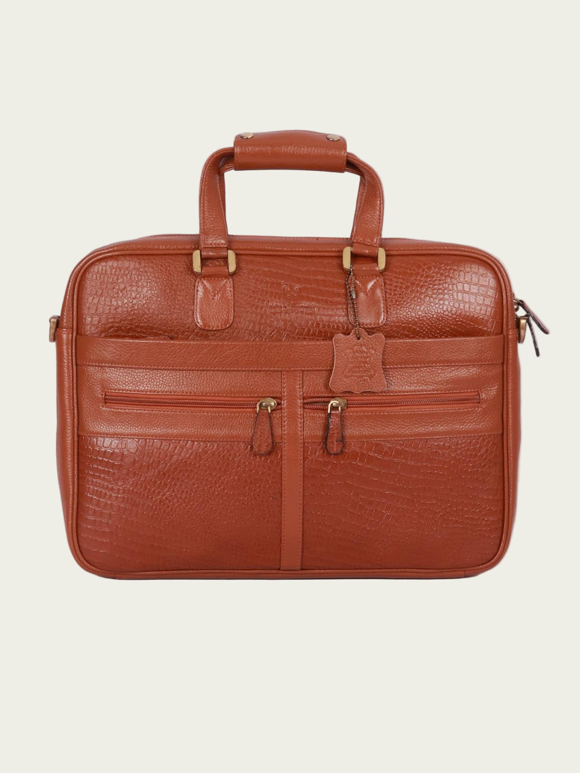 slim leather laptop bag