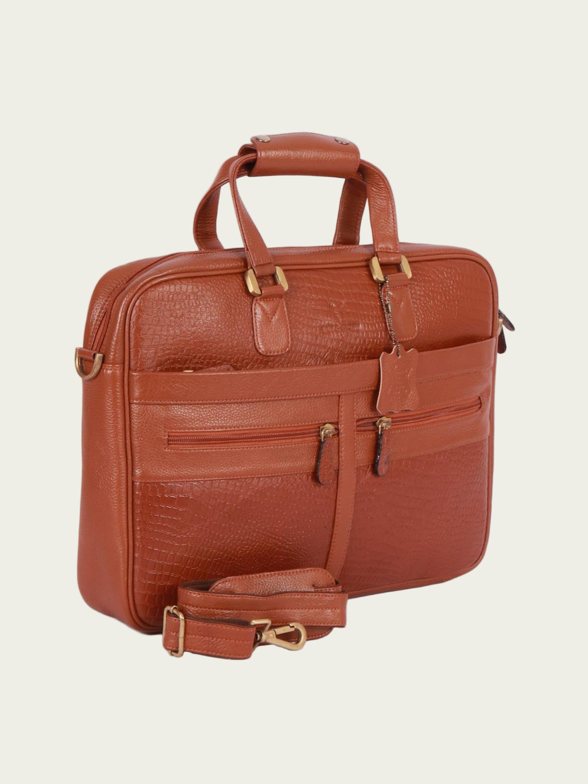 slim leather laptop bag