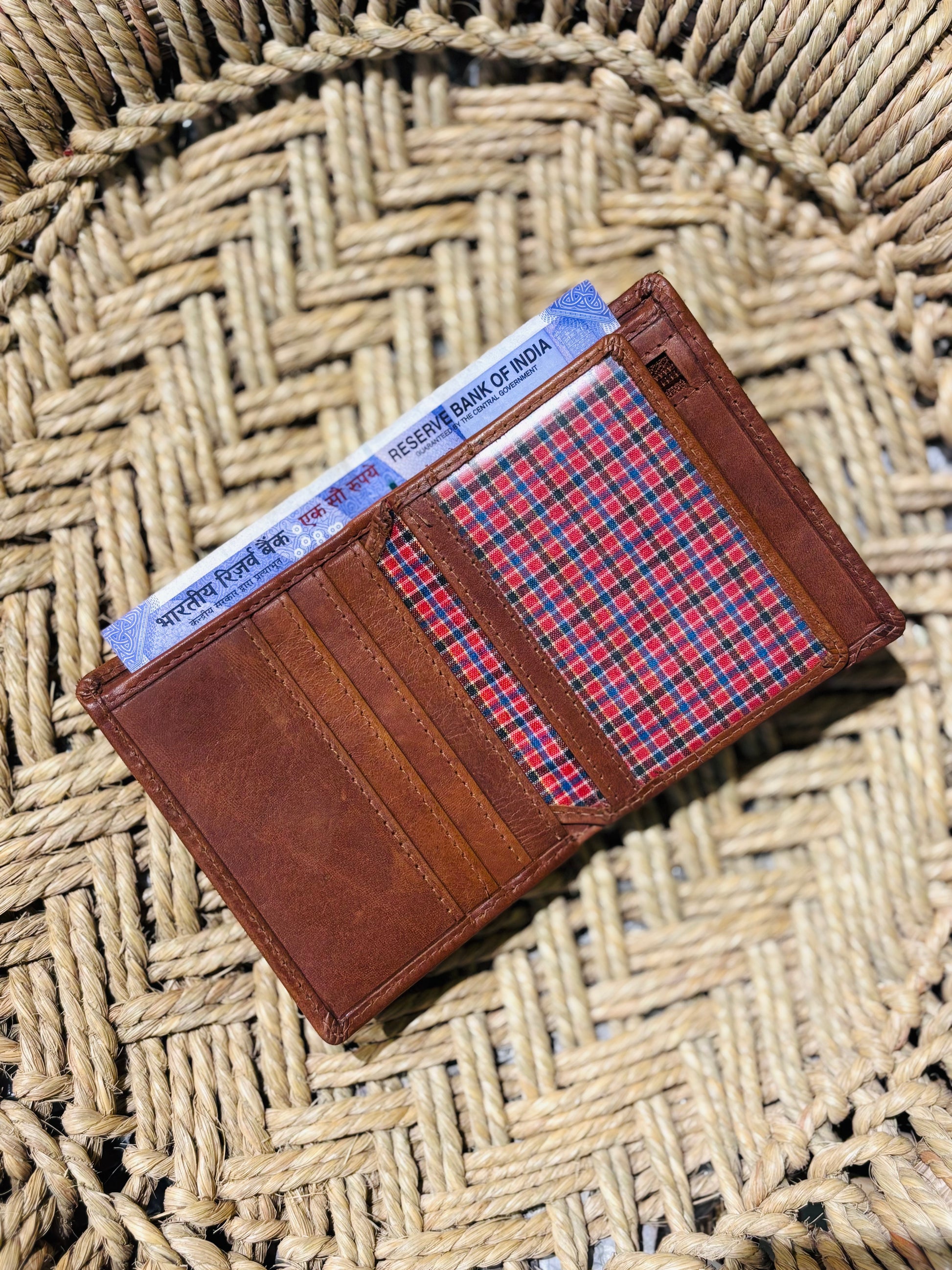 full grain leather wallet