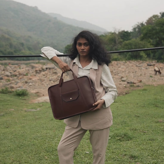 Leather Laptop Bag